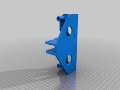 Dual Y Rod Holder For Linear Bearings 3D Printer Model