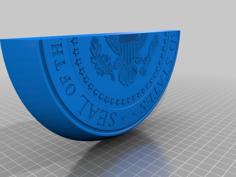 Vintage Presidential Seal 3D Printer Model