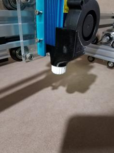 Laser Air Assist Shroud 3D Printer Model