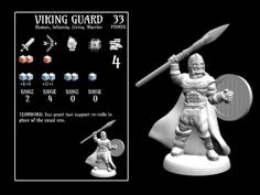 Viking Guard (18mm Scale) 3D Printer Model