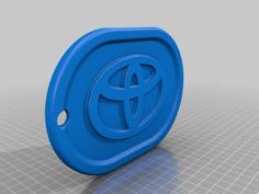 Toyota Keychain 3D Printer Model