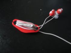 Headphone Cord Wrap 3D Printer Model