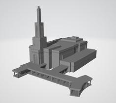 Santo Domingo LDS Temple 3D Printer Model