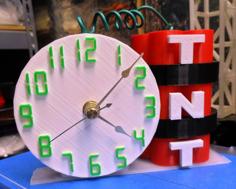 TNT Clock 3D Printer Model