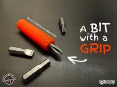 A BIT With A GRIP – A Must Have For Your Toolbox! 3D Printer Model