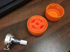 Bottle Cap Insert For Knurled Shaft 3D Printer Model