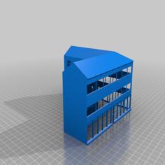 Town House In H0 / HO 3D Printer Model