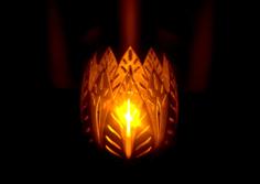 Tealight LED Candle Holder 3D Printer Model