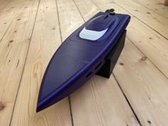 RC Raceboat Mini Basher 450 Stand 3D Printer Model