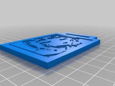 Key Ring With Gawr Gura 3D Printer Model