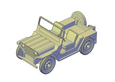 Jeep M151 Mutt 3D Printer Model