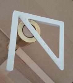 Center Finder With Diameter Ruler 3D Printer Model