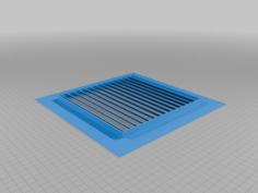 Ventilation Grate 200×200 Mm 3D Printer Model