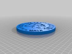 Trailer Park Boys Hash Coin 3D Printer Model