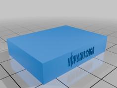 Vinland Saga Logo Cube For Ame8´s Stand 3D Printer Model