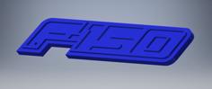 F150 Logo Keychain 3D Printer Model