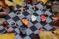 Zombie Ghost Keychain | Autumn Series | Halloween 3D Printer Model