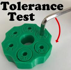 Tolerance Test Allen Key 3D Printer Model