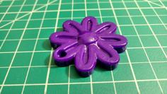 Flower Keychain 3D Printer Model