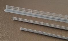 Guardrail, Fence, Rambarde, Barriere HO, N, Z 3D Printer Model