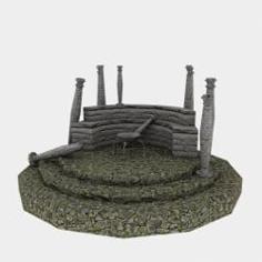 Temple Ruin – OpenGameArt – Terrain 3D Printer Model