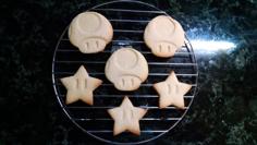 Super Mario Star & Mushroom Cookie Cutters 3D Printer Model