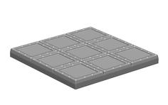 Prison Floor Tile (from TileScape Dungeon Expansion) 3D Printer Model