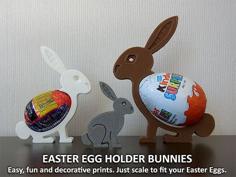 Easter Egg Holder Bunnies 3D Printer Model