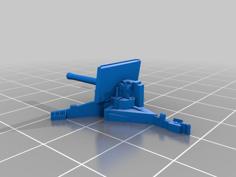 British Ordnance QF 2pdr AT Gun 3D Printer Model