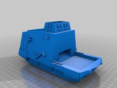 A7V Tank Dice Tower 3D Printer Model