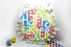 Happy Easter Decor 3D Printer Model