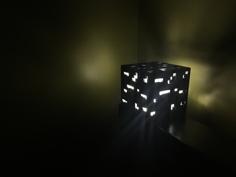 Minecraft Obsidian Ore Nightlight 3D Printer Model