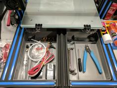 Cr-10 Storage Tray With Dividers 3D Printer Model