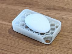 Soap Holder With Ramp And Hole 3D Printer Model