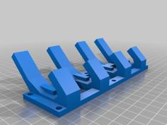 4 Hook Coat Hook / Coat Rack / Tower Hooks 3D Printer Model