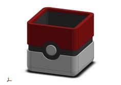 Pokeball Cube Planter 3D Printer Model