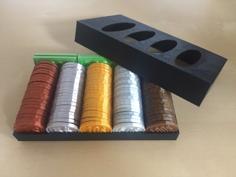 Coins For Board Games 3D Printer Model