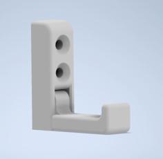 Foldable Wall Hook (Print In Place) 3D Printer Model