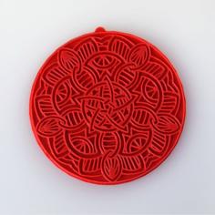 Mandala Necklace 3D Printer Model