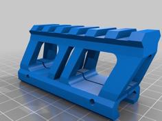 Picatinny Rail Riser 30mm 3D Printer Model