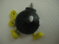 Bob-omb Magnet 3D Printer Model