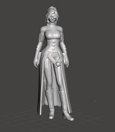 Jeanine GW2 Repaired For 3D Printing 3D Printer Model