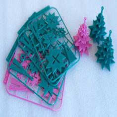 Evergreen Tree Xmas Ornament On Card REMIX 3D Printer Model