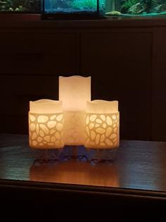 Electric Candle Holder 3D Printer Model