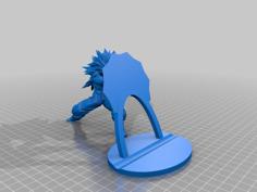 Goku Kamehameha Phone Stand 3D Printer Model