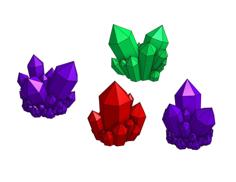 Crystals For Gloomhaven 3D Printer Model