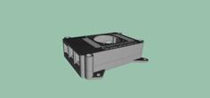 Raspberry Pi 5 Case 3D Printer Model