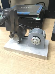 12 Volt DC Motor Mount 3D Printer Model