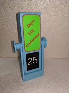 Christmas Countdown Calendar 3D Printer Model