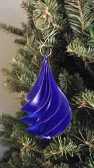 Christmas Tree Spiral Ornament 3D Printer Model